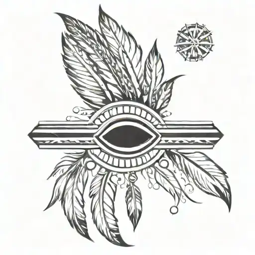 Native American Feather Crown