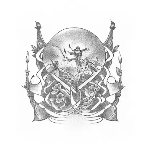 A Armlet Tattoo Showing Love For Family And God