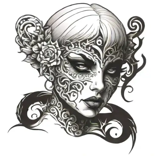 Woman Tattoo Evil