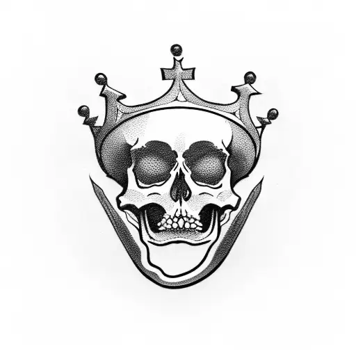 Skeleton With Crown