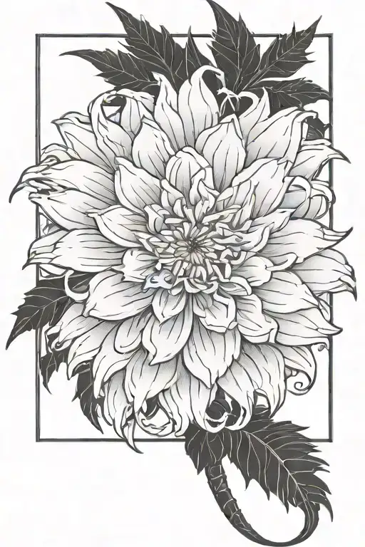 Chrysanthemum With Thorns Wrapped