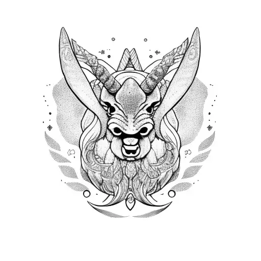 Signo De Aries Com Flor Do Vento