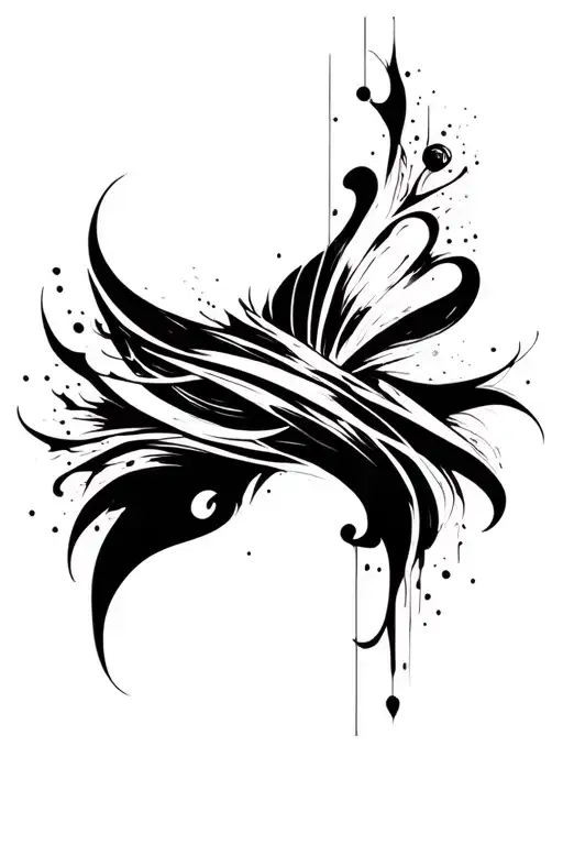 Coverup Wrist Tattoo That Is Abstract