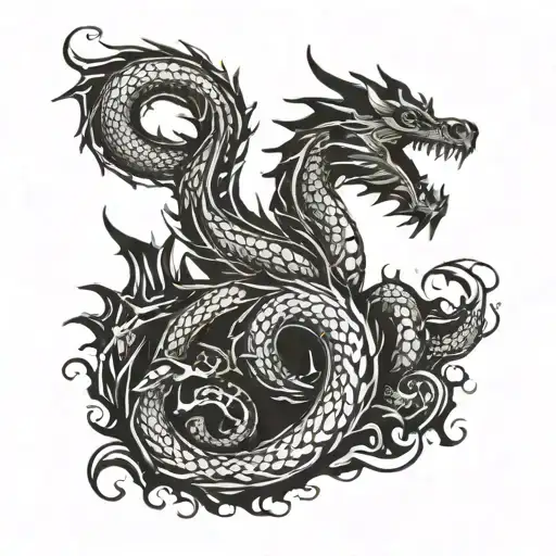 A Dragon Tattoo For The Forearm Band
