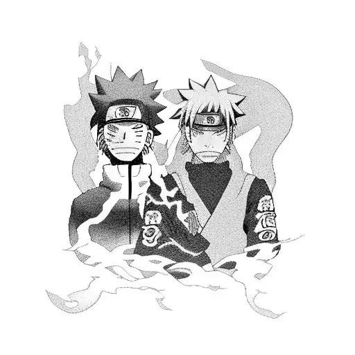 Naruto And Minato's Iconic Father-son Moment