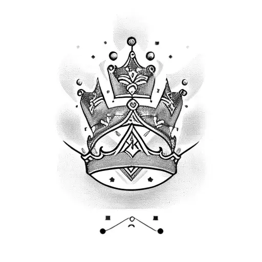 Kings Crown With Pike Through The Center