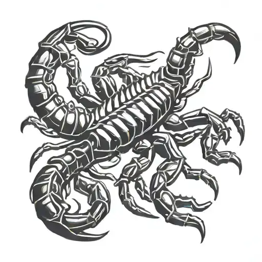 Scorpion With Tail Up