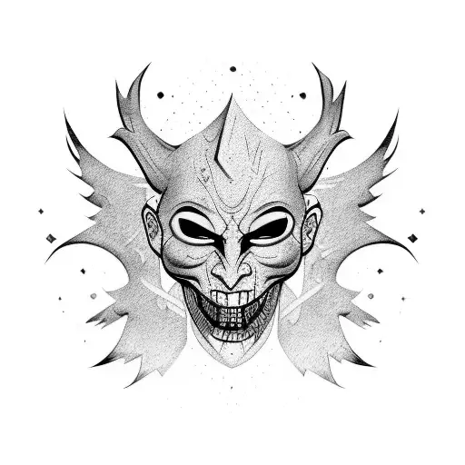 Drama Mask Of Despair And Crazy