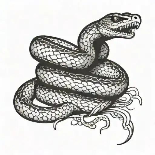 Snake Biting Its Own Tail