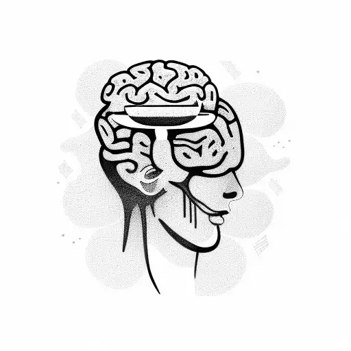 An Ai-powered Brain Holding A Cup Of Coffee