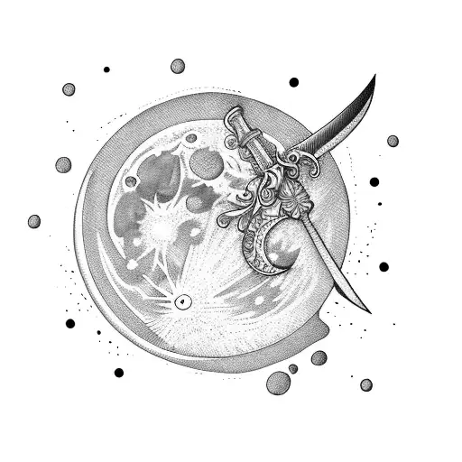 Moon With A Sword