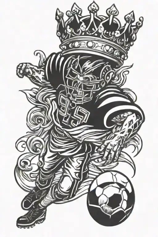 Football And Crown Holding Book