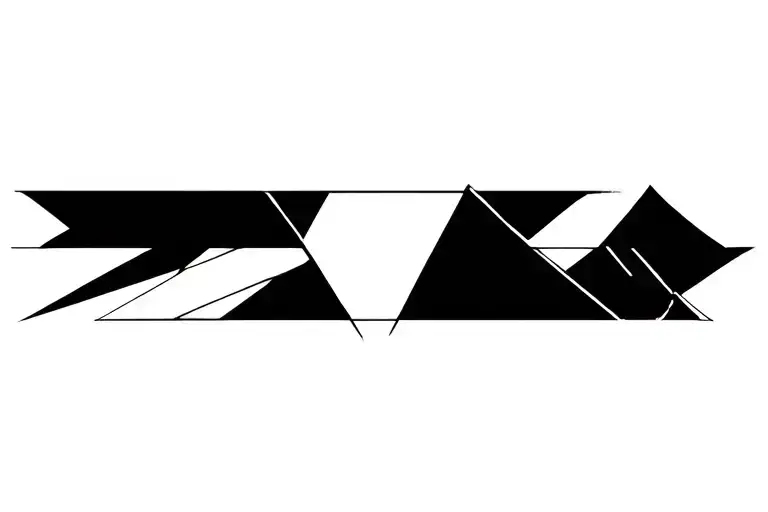 Triangles Using Simple Lines