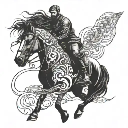Man On Horse