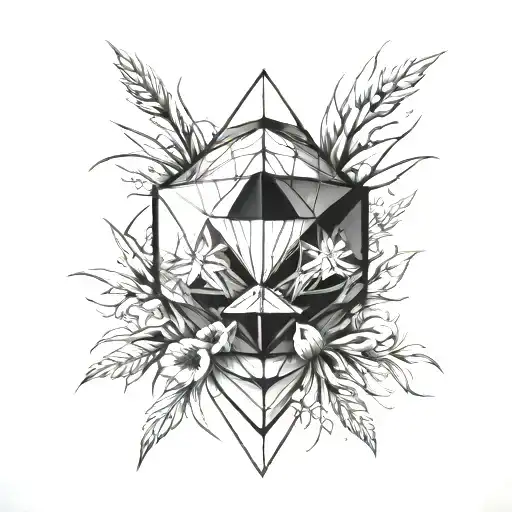 A Diamond Balancing On A Blade Of Grass