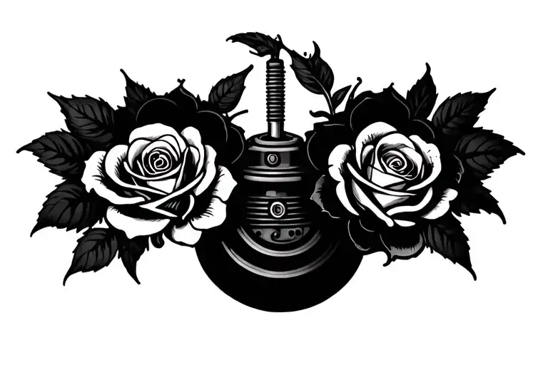 Twin Engine With Roses