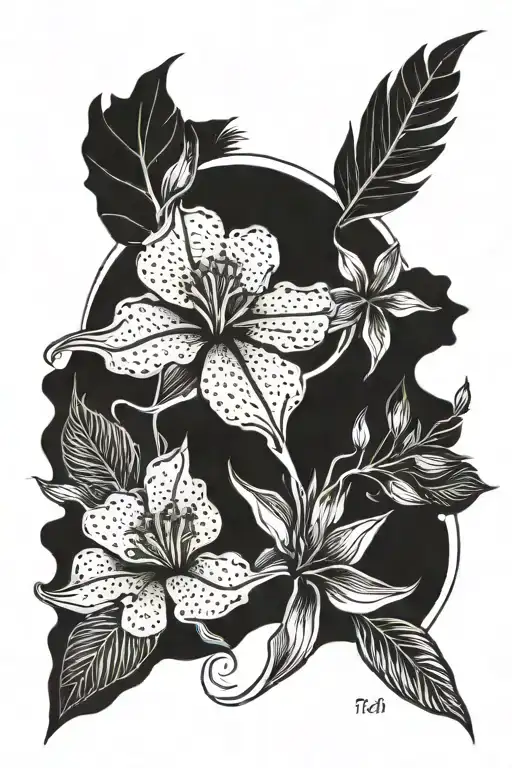 Island Flowers Blooming Beach