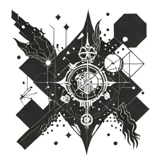 Celestial Constellation Of Virgo Intertwined With Gaming Elements