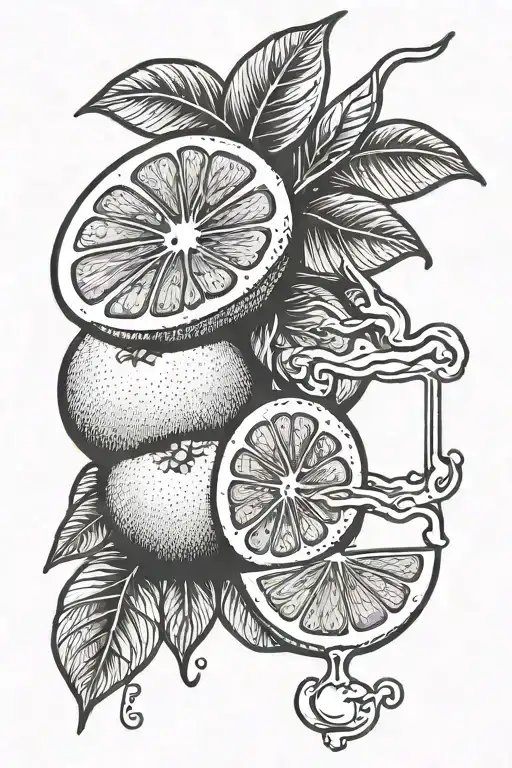 Grapefruit White Claw Symbolizing Strength