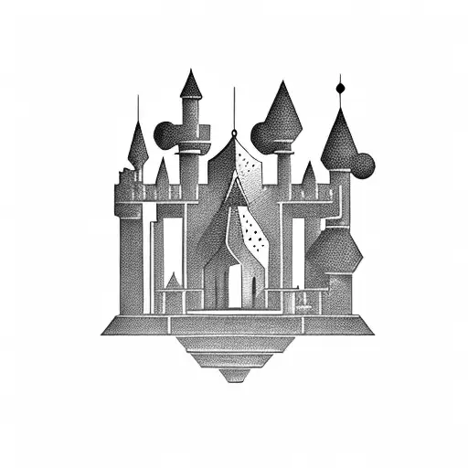 Black Simetric Castle