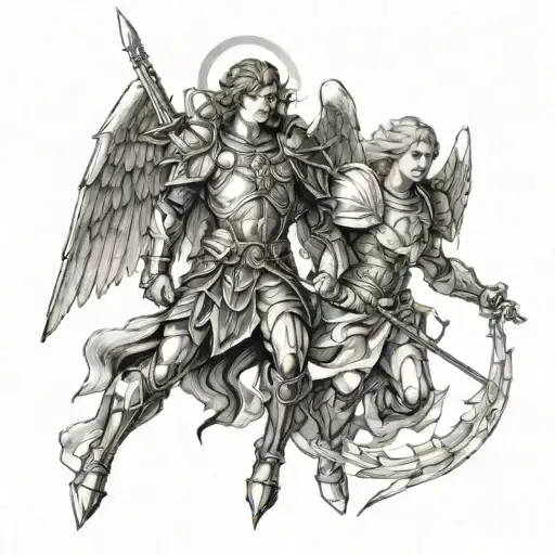 Archangel Michael And War In Heaven Gates