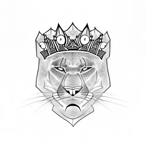Panther With A Crown