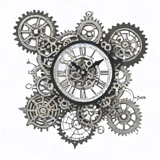 Quantum Mechanics Equations Intertwined With Clock Gears