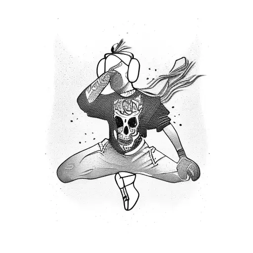 Hip Hop Dancer In Theo Street