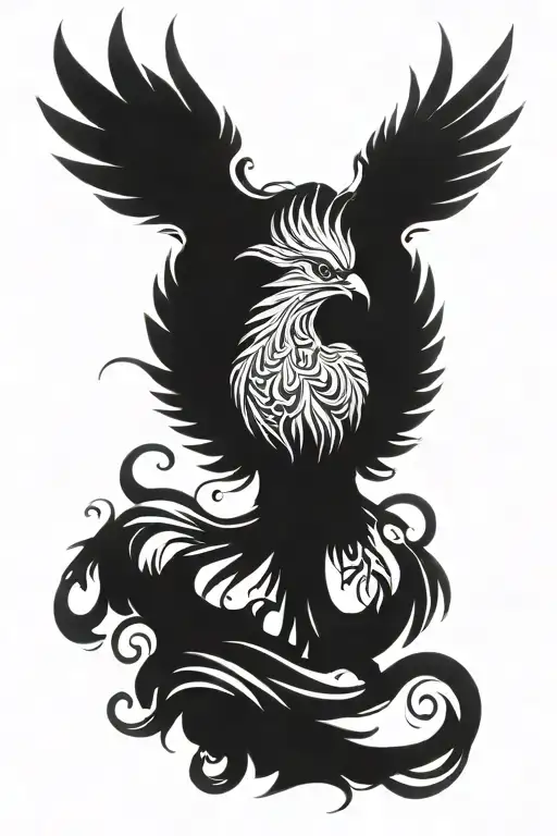 Rising Phoenix Bird
