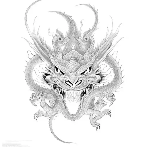 Dragon And Tiger Oriental