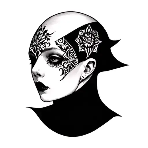 Gothic Blackwork Neck