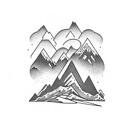 Mountain Scene That Grows From Armband