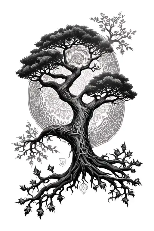 Yggdrasil Tattoo On Arm