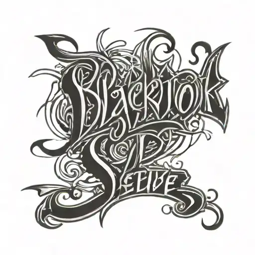 Script Lettering For Seve