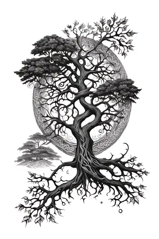 Yggdrasil Tattoo On Arm