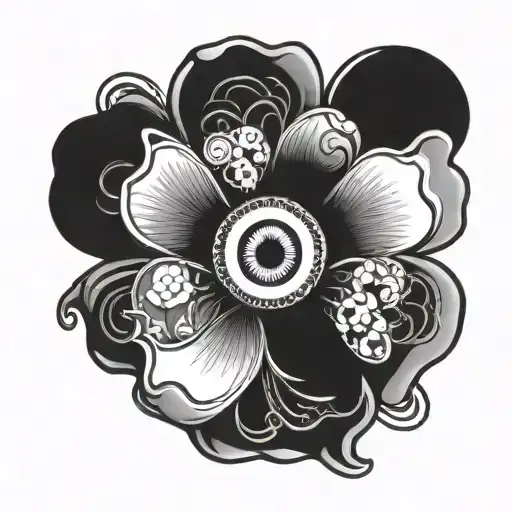 4 Leaf Clover Evil Eye