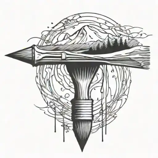 Art An Artist's Paintbrush