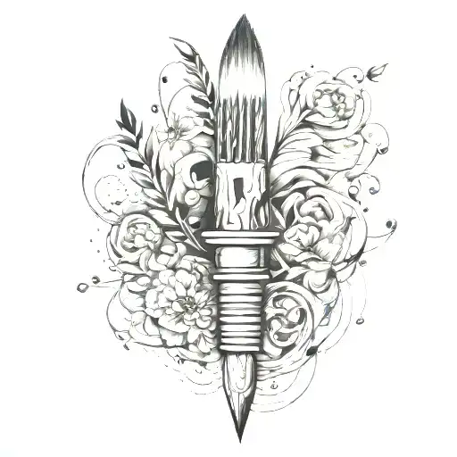 Art An Artist's Paintbrush