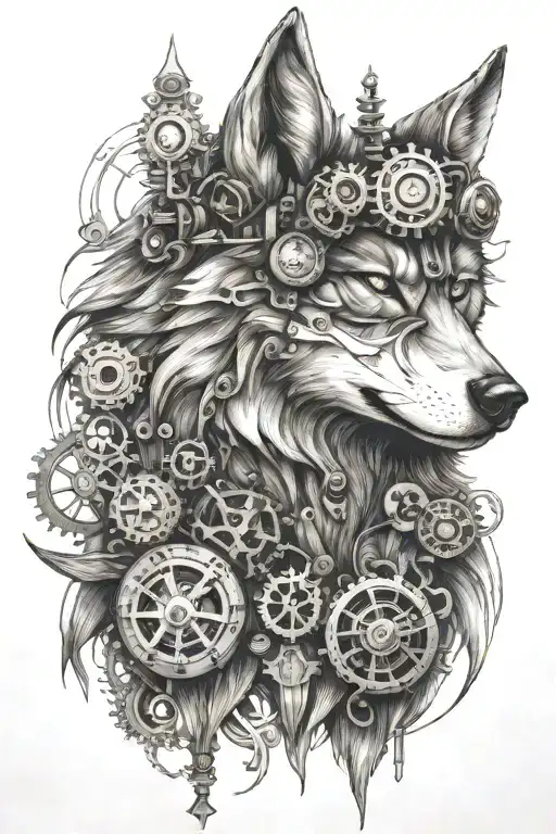 Steampunk Wolf