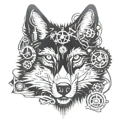 Steampunk Wolf