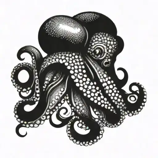 Octopus Holding Crystals