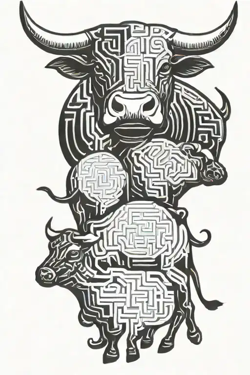 Bull And Maze