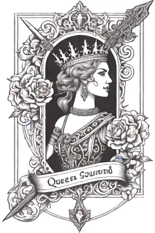 Queen Of Sword Tarot Cards