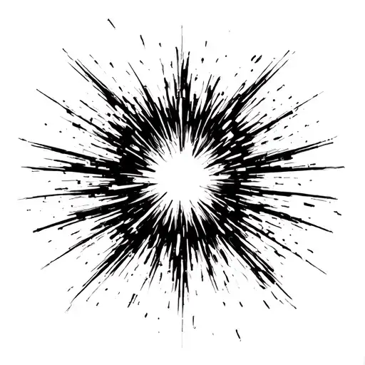Supernova Explosion Abstract Design