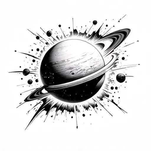 Planet Exploding From Within