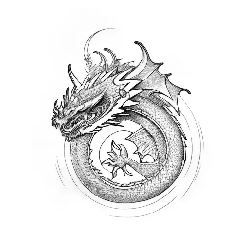 Dragon Con Sol Y Luna