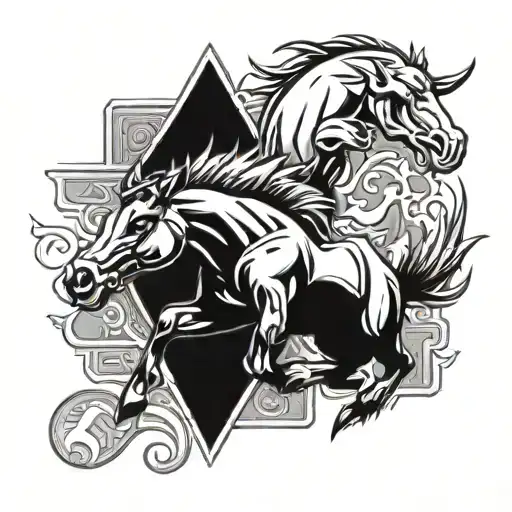 Denver Bronco Money Background