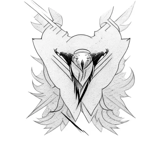 Two Intertwined Raven