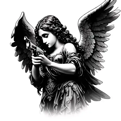 Angel With Pistol