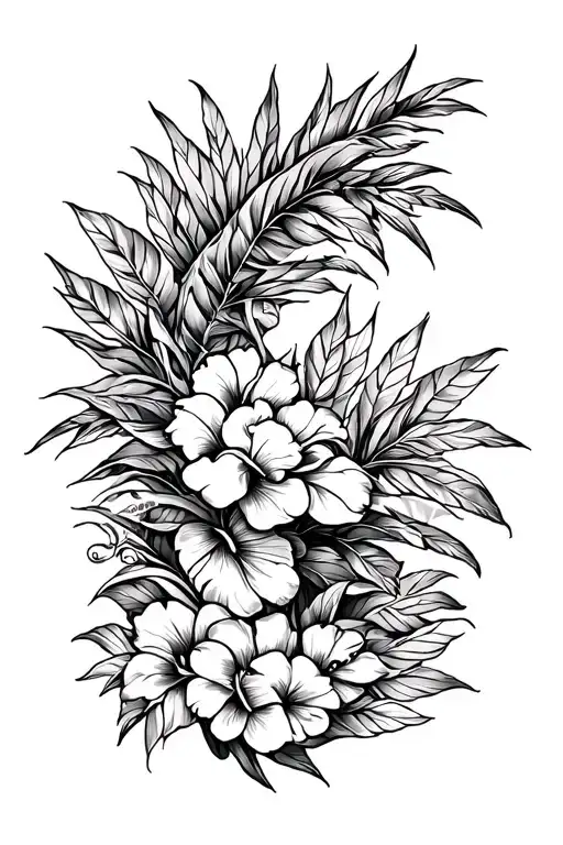 Hawaiian Full Left Sleave